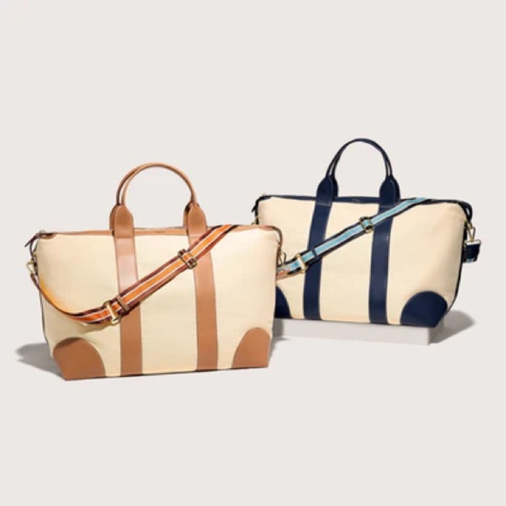 NWT STONEY CLOVER LANE Weekender in Sapphire & Natural